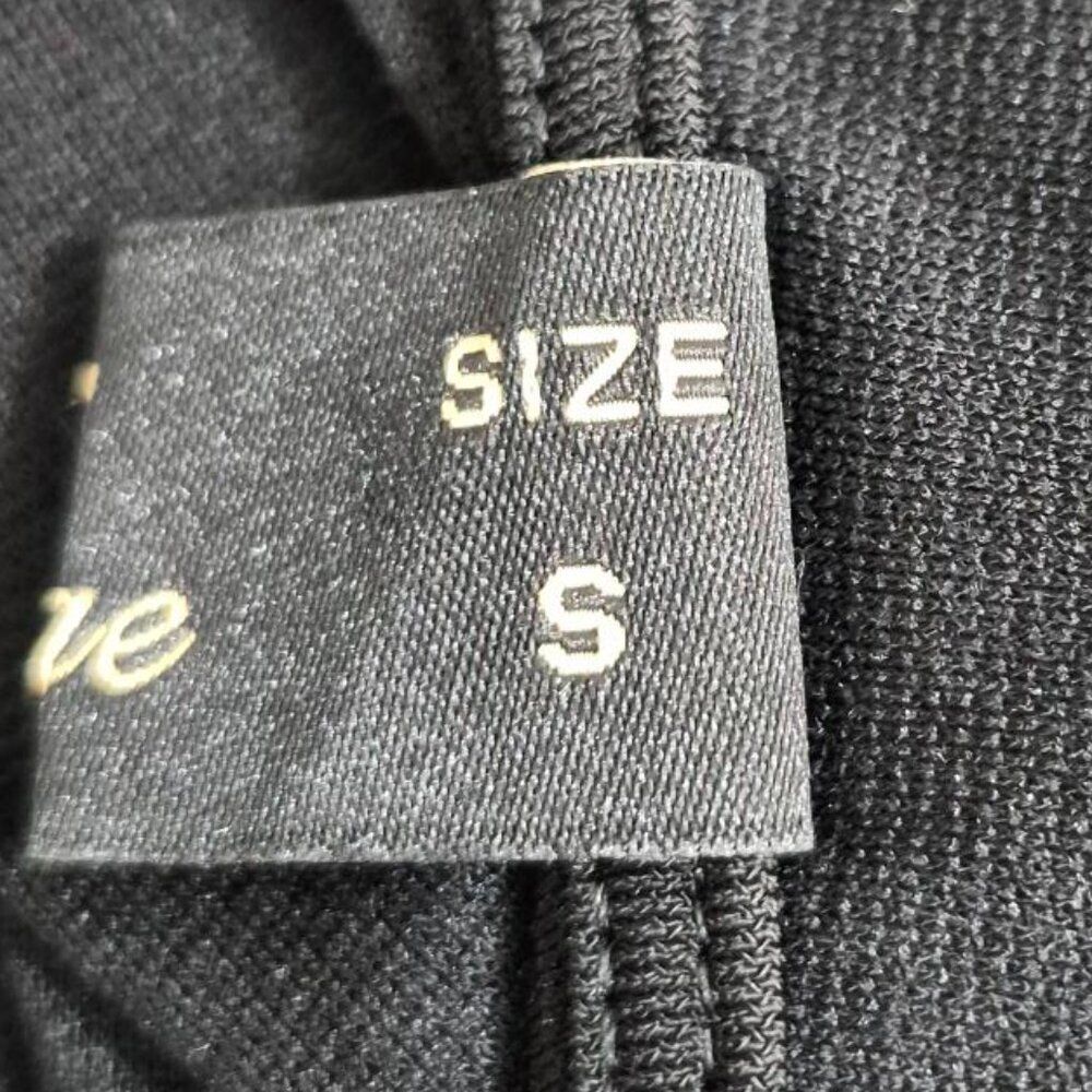 VFSHOW Women’s Black Notch Neck Bow Waist Sheath Dress Size Small - Picture 8 of 10